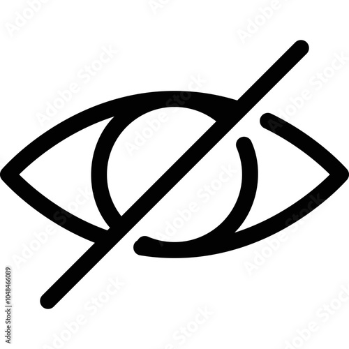 Simple vector icon eye