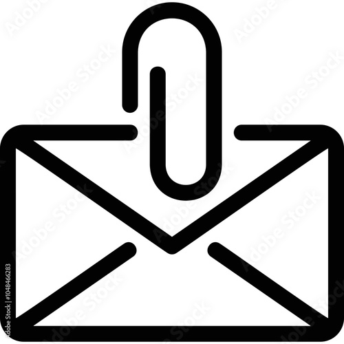 Simple vector icon mail