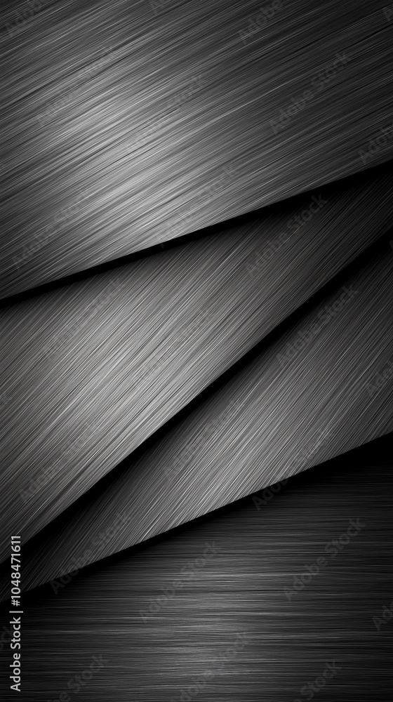 Obraz premium A black and white photo of a metal surface with a grainy texture. The photo is of a piece of artwork that has a modern and industrial feel to it