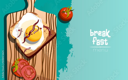 Healthy and nutritious breakfast background