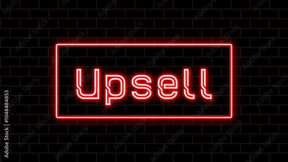Upsell のネオン文字 Upsell のネオン文字
