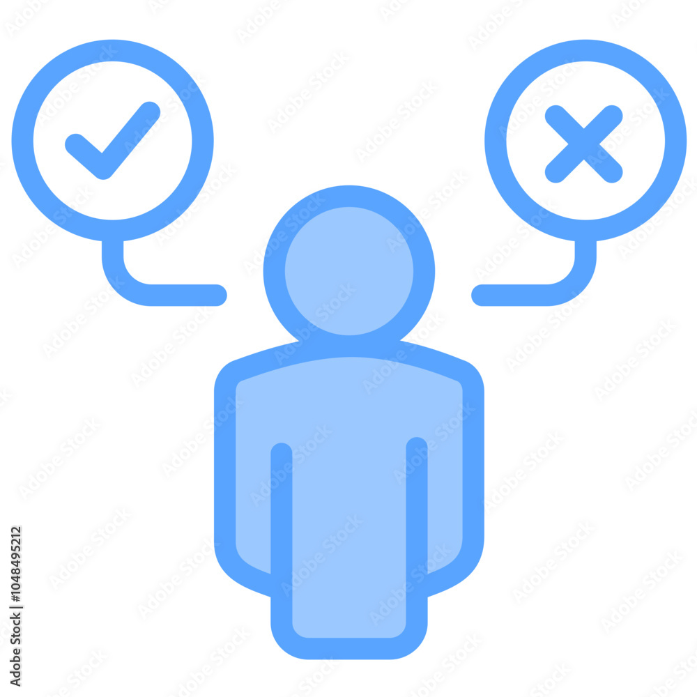 Obraz premium Decision Making Icon