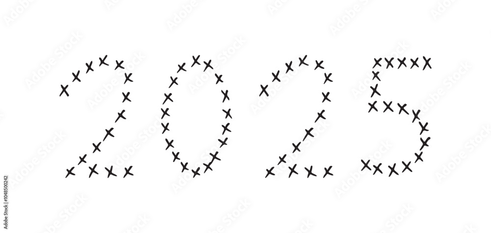 2025. doodles. holiday. holiday. joy. Christmas tree. numbers. sign. year. New year. Christmas. vector. on a white background. a template for creating a greeting card for the new year. 2025. doodles. holiday. holiday. joy. Christmas tree. numbers. sign. year. New year. Christmas. vector. on a white background. a template for creating a greeting card for the new year.