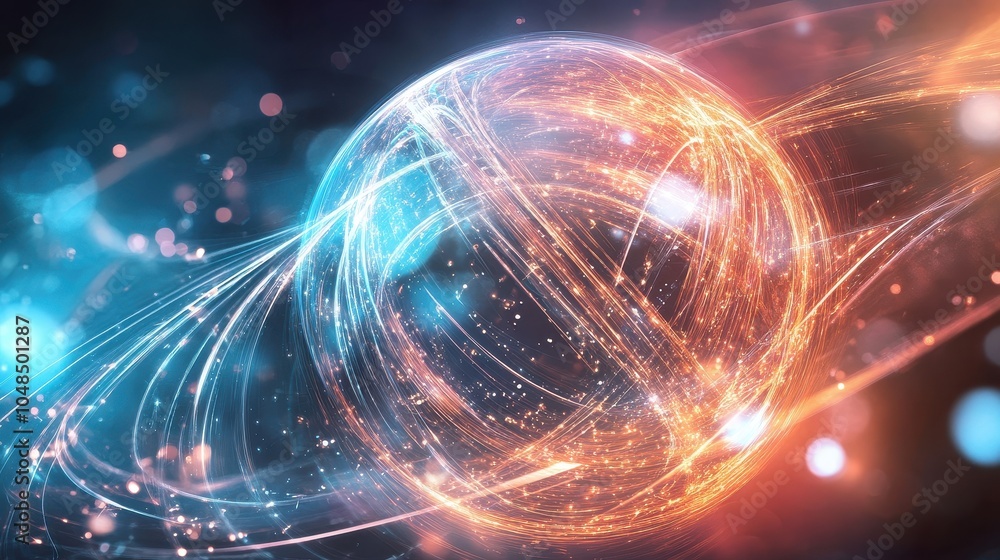 Dazzling Cosmic Sphere Illuminates the Vast Expanse of the Universe Dazzling Cosmic Sphere Illuminates the Vast Expanse of the Universe