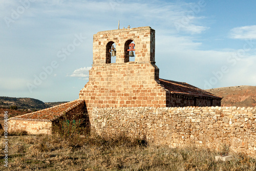 Ancient hermitage in the middle of the Soria countryside