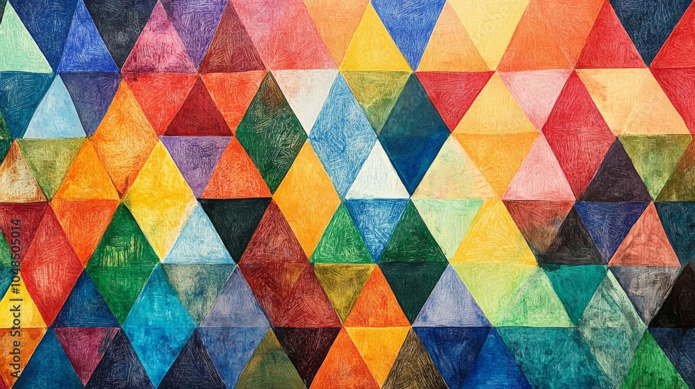 Colorful Geometric Abstract Art Colorful Geometric Abstract Art