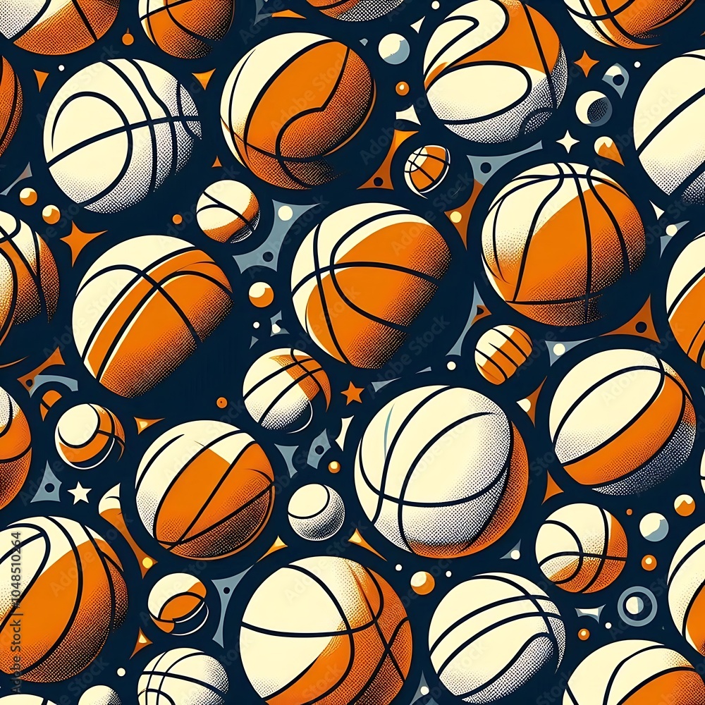 Obraz premium Basketball design ball design art