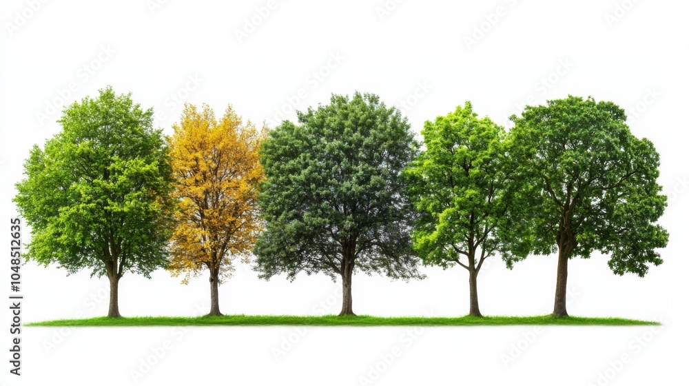 Row of Diverse Trees Row of Diverse Trees