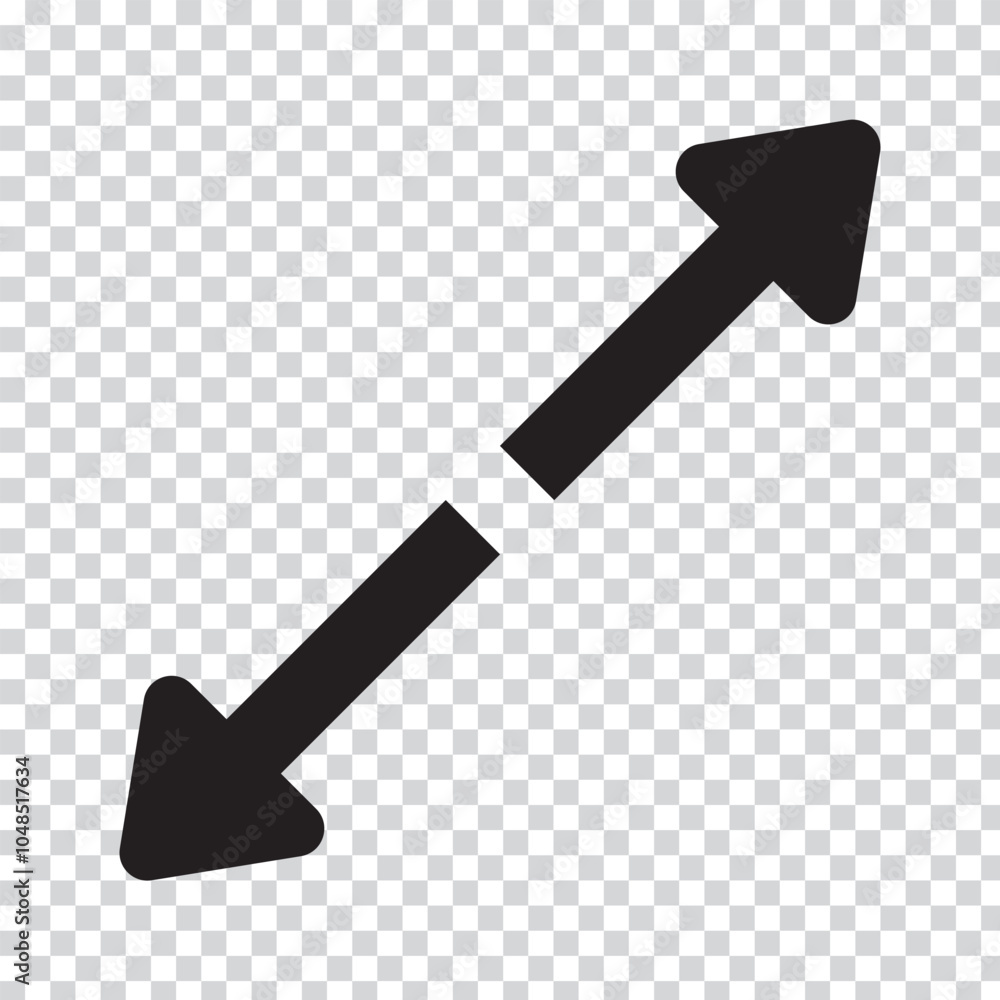 Maximize and expand, direction arrows from full screen icon vector. Flat style Arrow means from expansion and open icon vector illustration. Maximize and expand, direction arrows from full screen icon vector. Flat style Arrow means from expansion and open icon vector illustration.