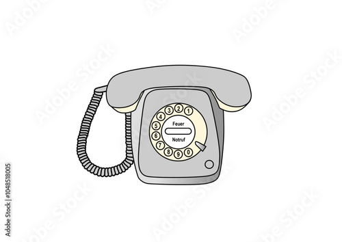 Old telephone