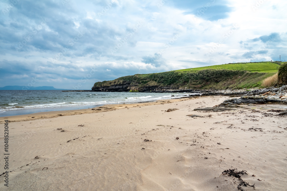 The beautiful beach at Muckross Head , County Donegal, Ireland. The beautiful beach at Muckross Head , County Donegal, Ireland.