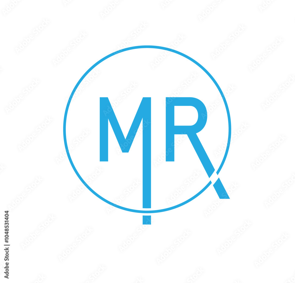 Initials Letter MR or RM Logo Designs Vector Initials Letter MR or RM Logo Designs Vector