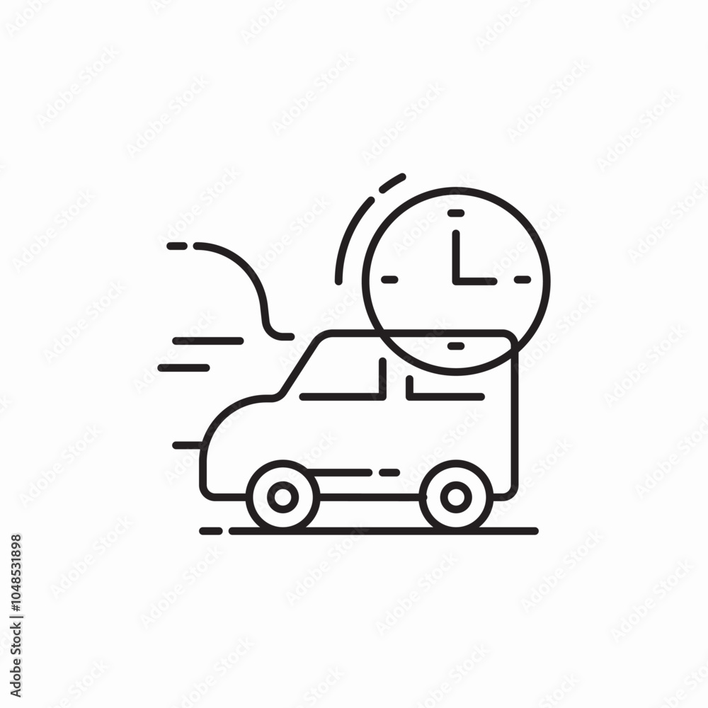 traffic time icon sign vector traffic time icon sign vector