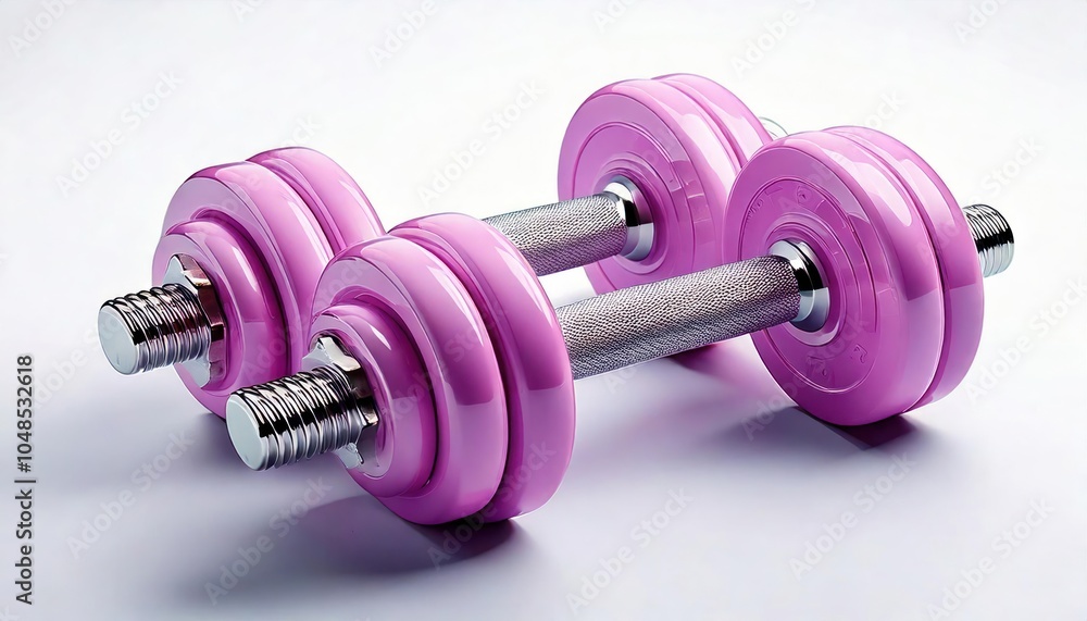 Pair of gym dumbbell isolated on white background Pair of gym dumbbell isolated on white background