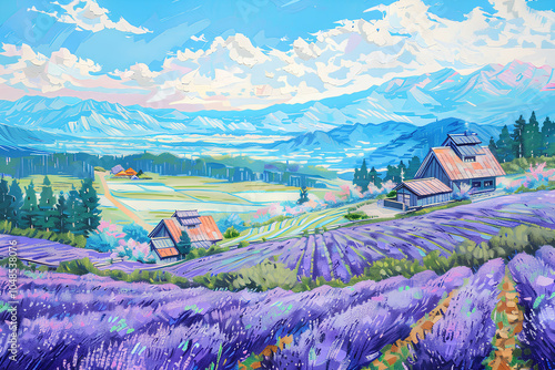 富良野の美しい風景