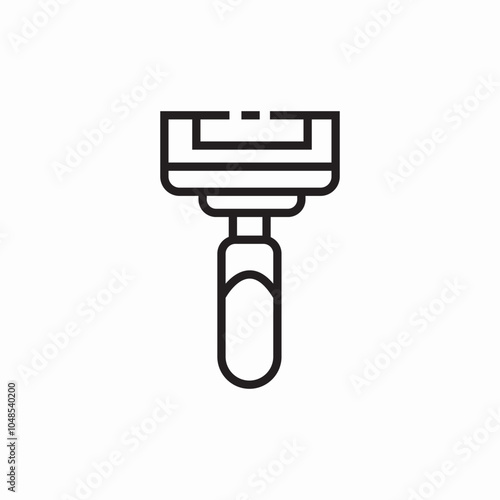 razor shave icon sign vector
