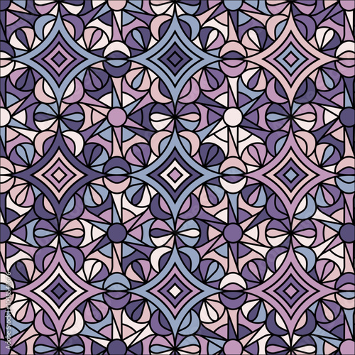 Colorful pattern. template for murals, wallpapers, roasters, covers and interior design. Mosaic of colored harmonious shapes