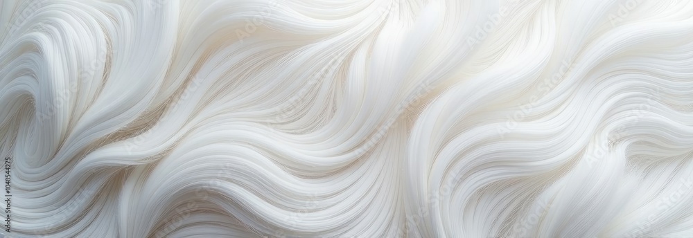 Soft, flowing white fur texture fills the frame, creating a calming and luxurious feel. The delicate strands weave together seamlessly, perfect for backgrounds or banners Soft, flowing white fur texture fills the frame, creating a calming and luxurious feel. The delicate strands weave together seamlessly, perfect for backgrounds or banners
