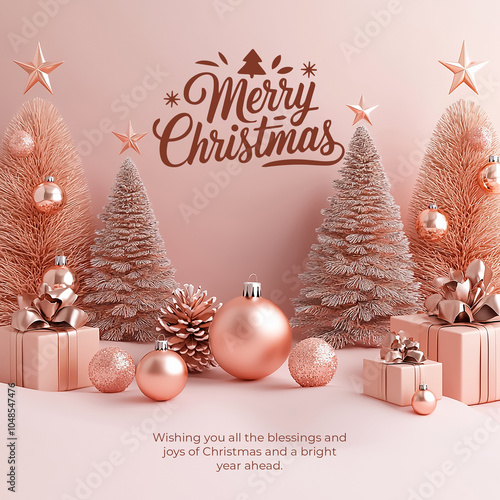 Merry Christmas social media post