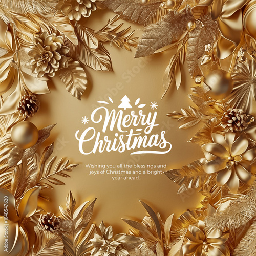 Merry Christmas social media post