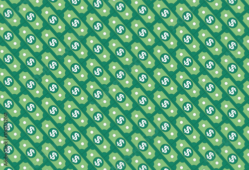 pattern repeat for money, investments, for textures, and backgrounds