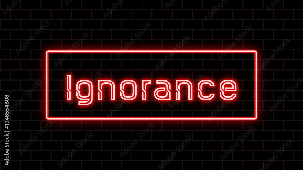Ignorance(無知) のホワイトボード風イラスト Ignorance(無知) のホワイトボード風イラスト