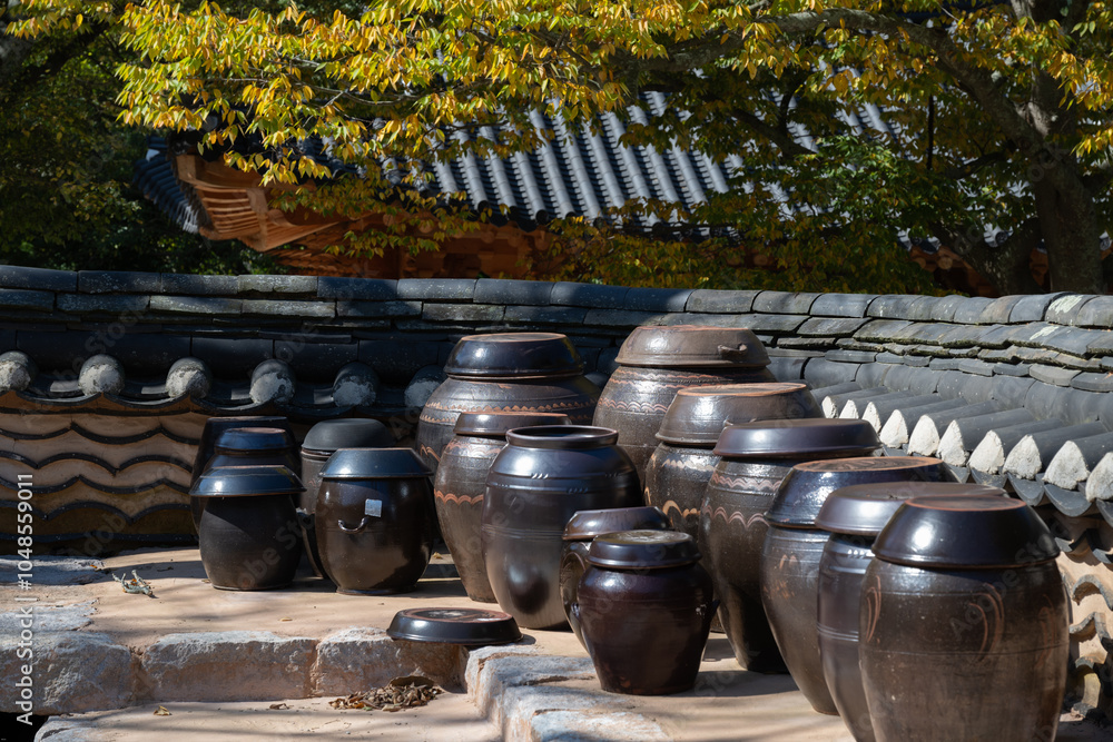 a tranquil view of the temple in autumn a tranquil view of the temple in autumn