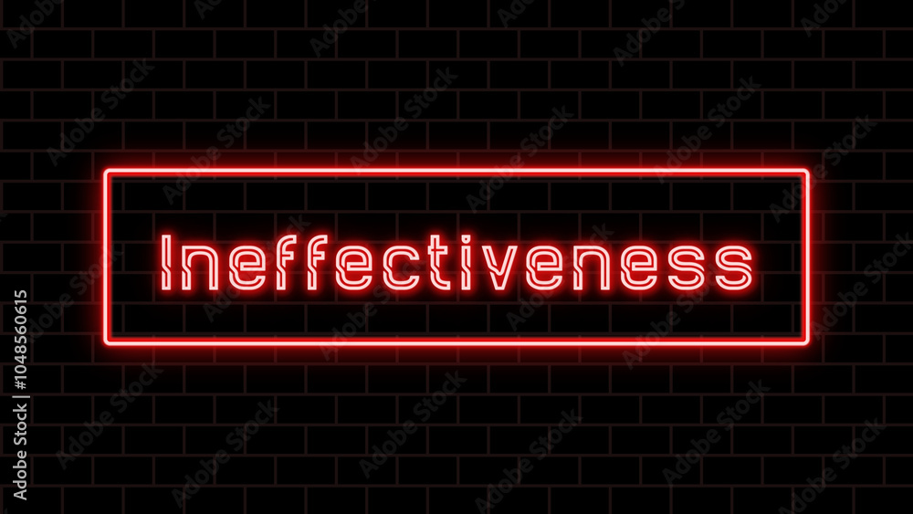 Ineffectiveness(効果がないこと) のホワイトボード風イラスト Ineffectiveness(効果がないこと) のホワイトボード風イラスト