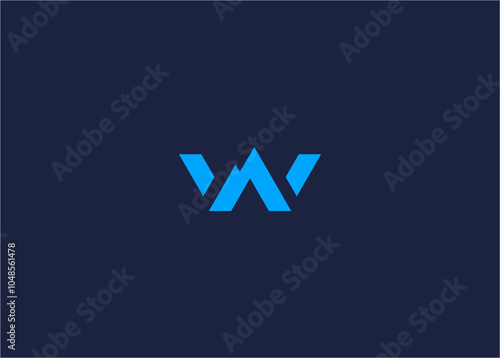 letter w mountain logo icon design vector design template inspiration