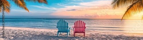 Beach selection  vibrant colors  joyful scenes  cozy setting  inviting