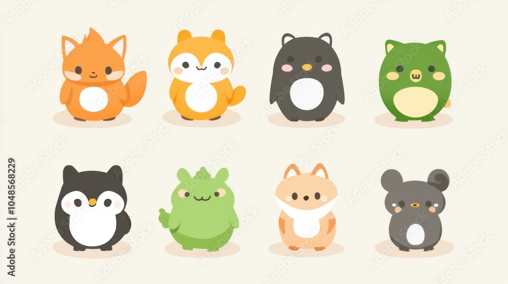 Small Animal Role-Switching Illustration: A Whimsical Adventure Small Animal Role-Switching Illustration: A Whimsical Adventure