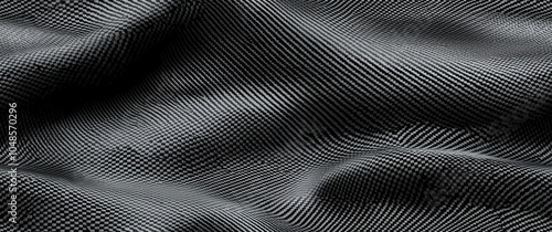 Seamless of Mesmerizing Monochrome Waves Captivating Abstract Geometric Pattern Background photo