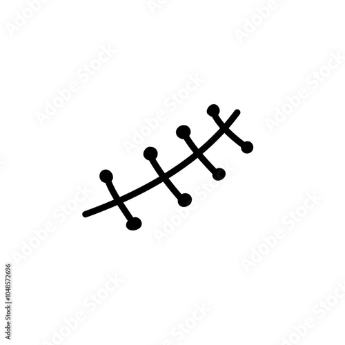 wound suture icon