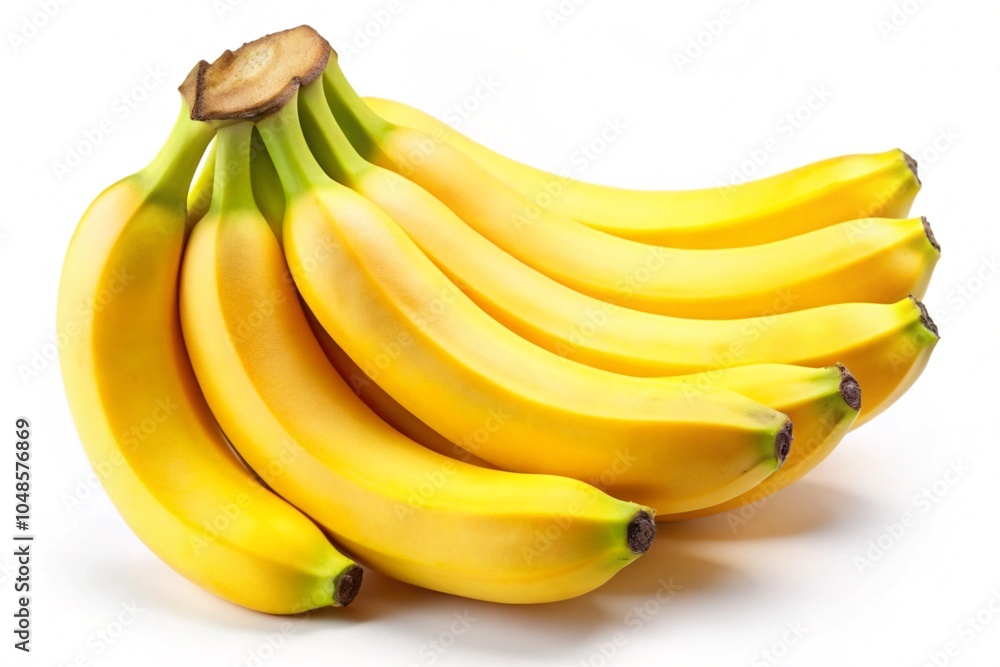 Bananas isolated on the white background Bananas isolated on the white background
