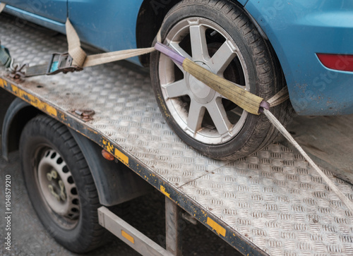 Car Being Towed