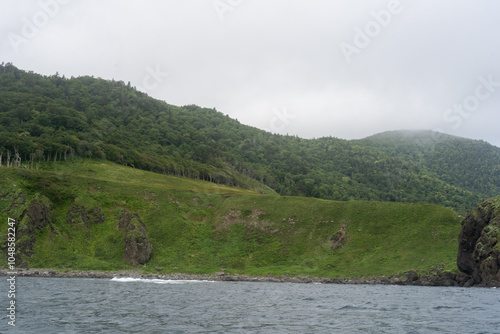 Shiretoko peninsula in Hokkaido Japan photo