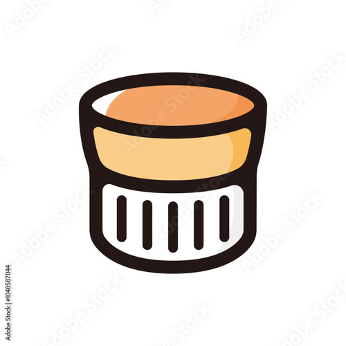Souffle outline icon for graphic design, apps and websites