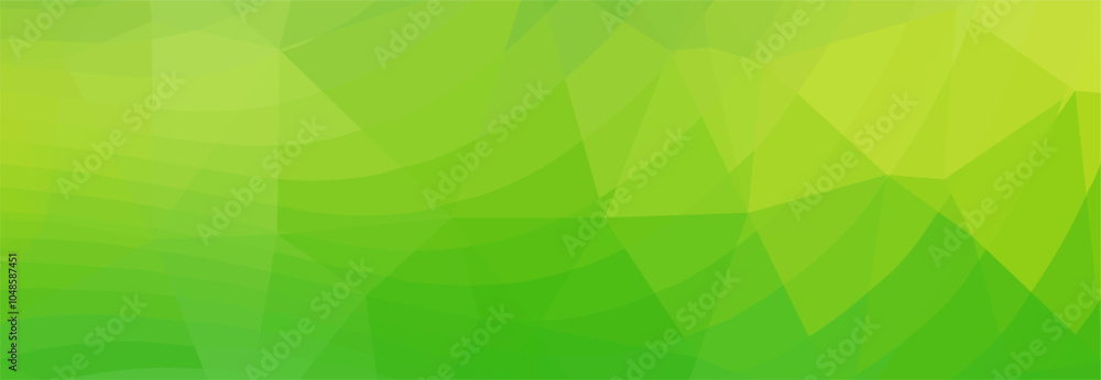 Abstract green geometric polygonal background. Abstract green geometric polygonal background.