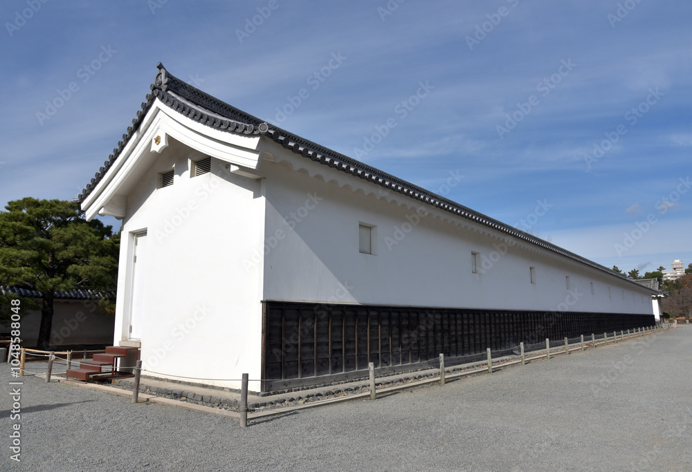 二条城 白壁の土蔵 京都市中京区 二条城 白壁の土蔵 京都市中京区