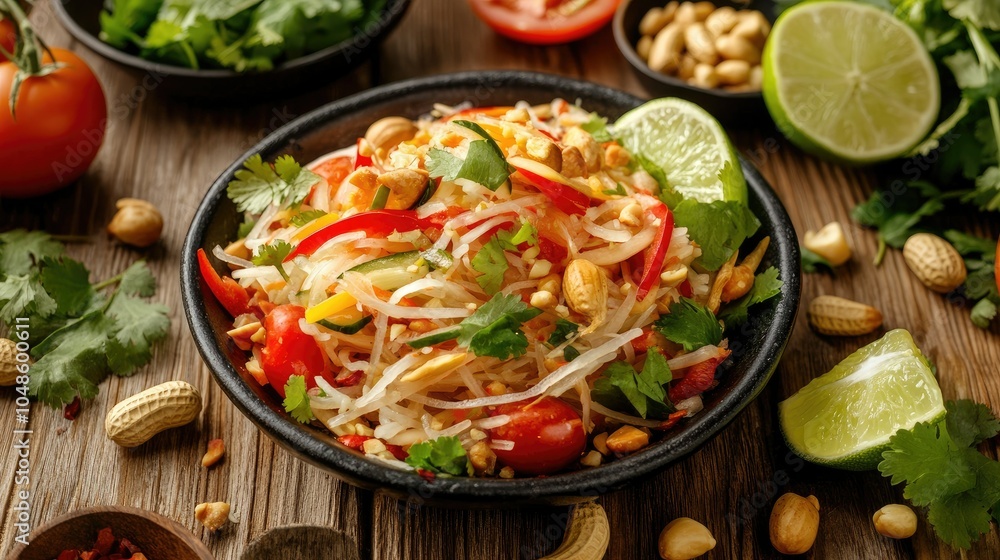 Fresh Vegetable Salad with Lime and Peanuts Fresh Vegetable Salad with Lime and Peanuts