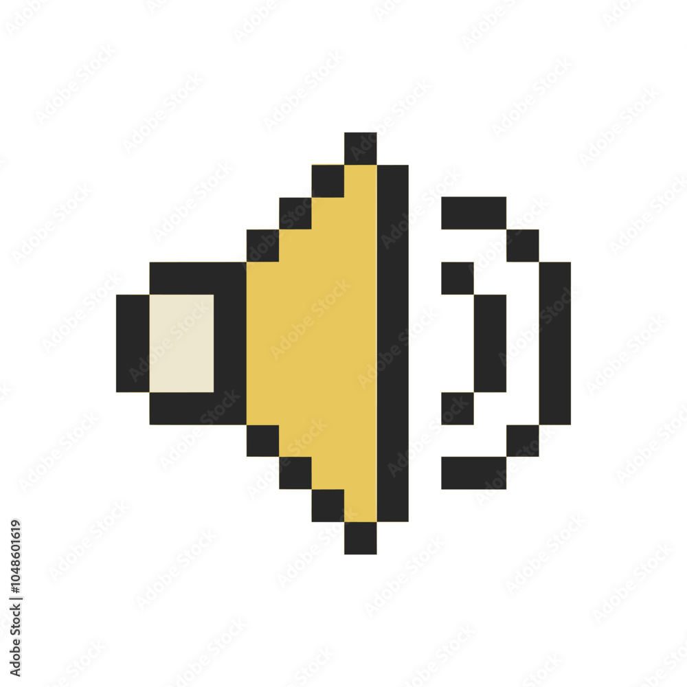 sound audio symbol pixel art sound audio symbol pixel art