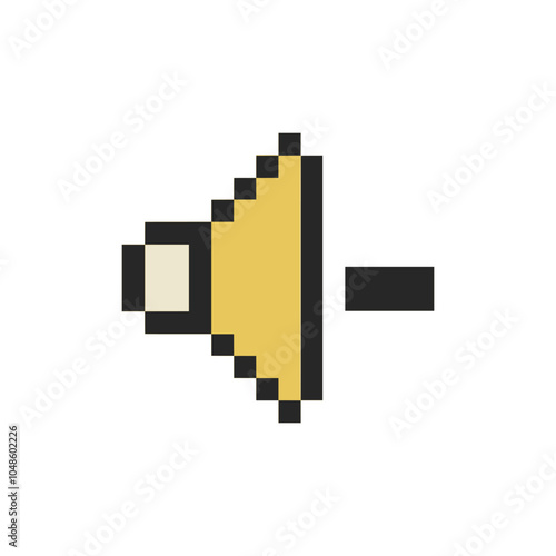 sound audio symbol pixel art