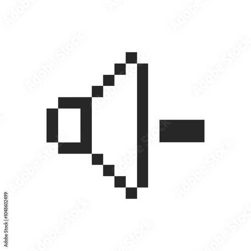sound audio symbol pixel art