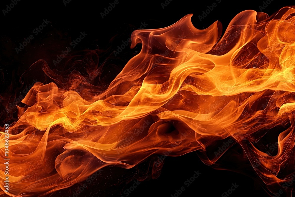 Dynamic Flames Abstract Background Dynamic Flames Abstract Background