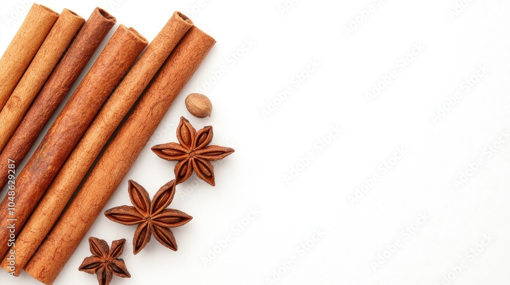 Spices and Aroma: The Beauty of Cinnamon and Star Anise Spices and Aroma: The Beauty of Cinnamon and Star Anise