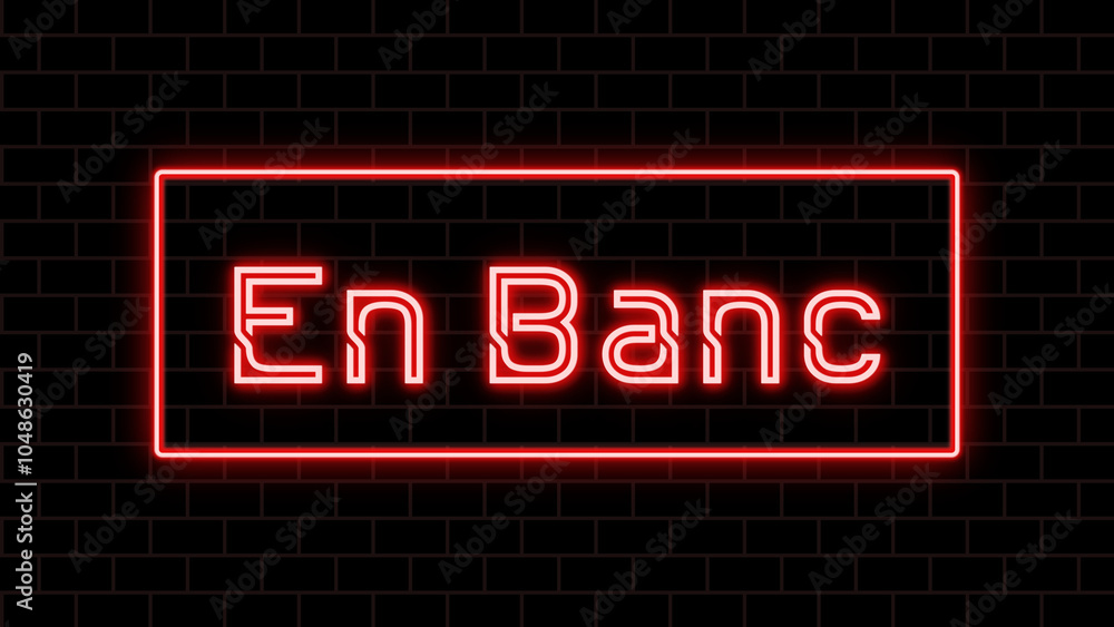 En Banc のネオン文字 En Banc のネオン文字