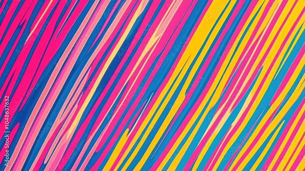Colorful Pop Art Line Pattern Design Colorful Pop Art Line Pattern Design