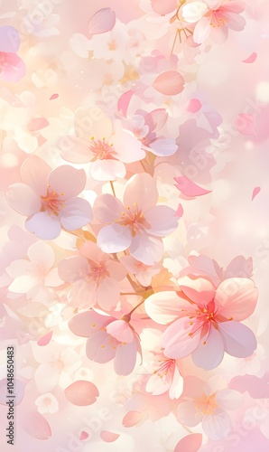 3D_style._Strong_3D_sense._The_leaves_of_brightly_color flowers,generation AI