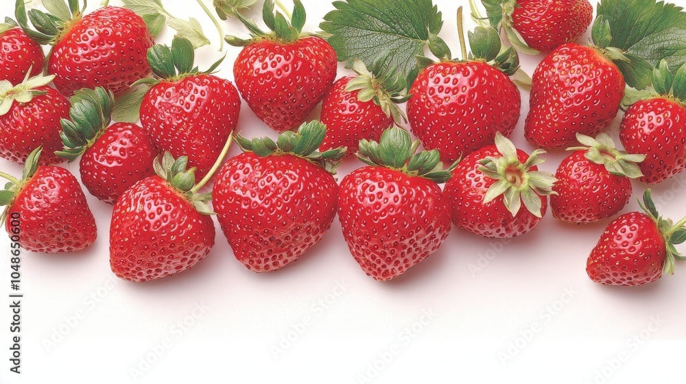 Fresh Red Strawberries on White Background Summer Fruit Healthy Food Food Photography Fresh Red Strawberries on White Background Summer Fruit Healthy Food Food Photography
