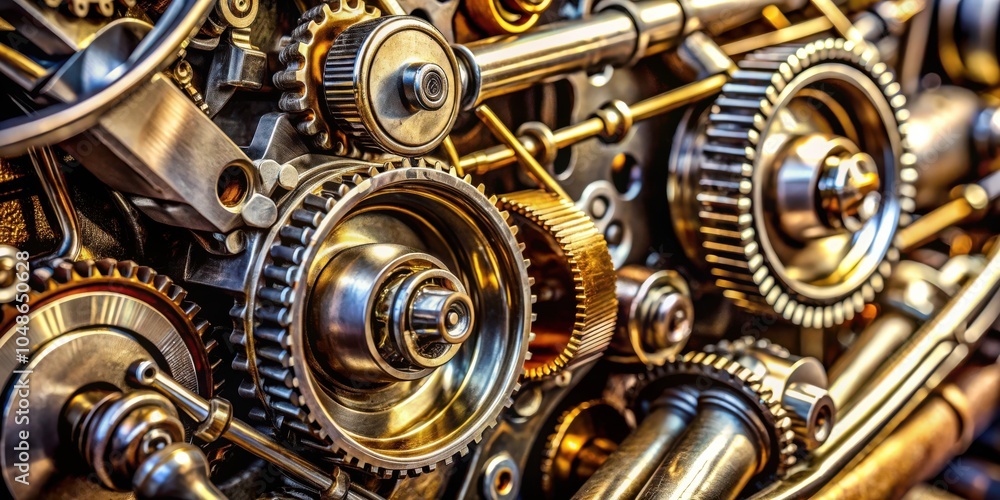 A close-up view of intricate gears and machinery, showcasing the complex and fascinating world of engineering and mechanics. A close-up view of intricate gears and machinery, showcasing the complex and fascinating world of engineering and mechanics.